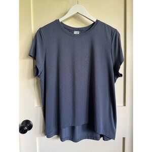 Athleta With Ease Tee Granite Blue Small